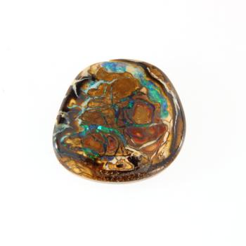 Yowah-Nut Opal with a bright blue-green play of color
